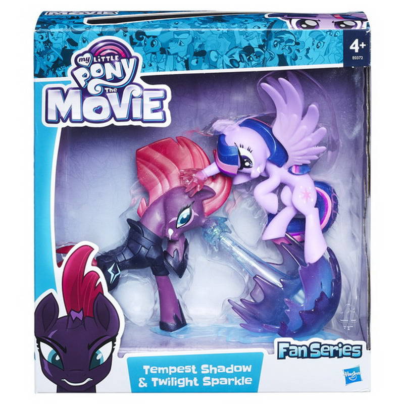 Фигурка пони коллекционная Буря и Искорка из серии My Little Pony Movie. Хранители Гармонии  